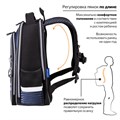 Ранец BRAUBERG QUADRO, 3 отделения, с брелоком, "Sport car", LED-ЛАМПОЧКИ, 37х28х18 см, 271359 271359