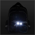 Ранец BRAUBERG QUADRO, 3 отделения, с брелоком, "Sport car", LED-ЛАМПОЧКИ, 37х28х18 см, 271359 271359