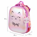 Ранец BRAUBERG SHINY, 2 отделения, с брелком, "Cheerful", 38х28х14 см, 270697 270697