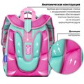 Ранец BRAUBERG SHINY, 2 отделения, с брелком, "Magic unicorn", 38х28х14 см, 270694 270694