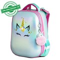 Ранец BRAUBERG SHINY, 2 отделения, с брелком, "Magic unicorn", 38х28х14 см, 270694 270694