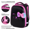 Ранец BRAUBERG SHINY, 2 отделения, с брелком, "Smiling cat", 38х28х14 см, 272040 272040