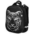 Ранец BRAUBERG SHINY, 2 отделения, с брелком, "Tiger", СВЕТЯЩИЙСЯ РИСУНОК, 38х28х14 см, 270698 270698