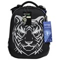 Ранец BRAUBERG SHINY, 2 отделения, с брелком, "Tiger", СВЕТЯЩИЙСЯ РИСУНОК, 38х28х14 см, 270698 270698