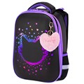 Ранец BRAUBERG SHINY, 2 отделения, с брелком, Pretty face, 38х28х14 см, 273142 273142