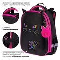Ранец BRAUBERG SHINY, 2 отделения, с брелоком, "Glad to be cat", 38х28х14 см, 271382 271382