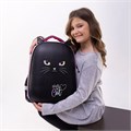 Ранец BRAUBERG SHINY, 2 отделения, с брелоком, "Glad to be cat", 38х28х14 см, 271382 271382