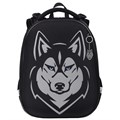 Ранец BRAUBERG SHINY, 2 отделения, с брелоком, "Husky", СВЕТЯЩИЙСЯ РИСУНОК, 38х28х14 см, 271383 271383