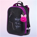 Ранец BRAUBERG SHINY, 2 отделения, с брелоком, "Magic cat", 38х28х14 см, 271381 271381