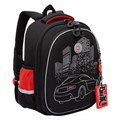 Ранец GRIZZLY анатомическая спинка, c бейджем, для мальчиков, "NIGHT RACE", 36х28х20 см, RAz-287-8/1 272802