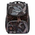 Ранец GRIZZLY анатомическая спинка, с мешком для обуви, для мальчиков, SERIOUS, 33х25х13 см, RAm-485-6/1 272796