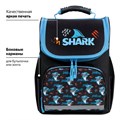 Ранец ПИФАГОР BASIC, 1 отделение, 3 кармана, эргономичная спинка, "Angry shark", 35х28х18 см, 272044 272044