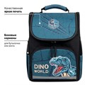 Ранец ПИФАГОР BASIC, 1 отделение, 3 кармана, эргономичная спинка, "Dino world", 35х28х18 см, 272046 272046