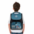 Ранец ПИФАГОР BASIC, 1 отделение, 3 кармана, эргономичная спинка, "Dino world", 35х28х18 см, 272046 272046