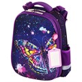 Ранец ЮНЛАНДИЯ EXTRA, с дополнительным объемом, "Colorful butterfly", 38х29х18 см, 270674 270674
