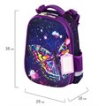 Ранец ЮНЛАНДИЯ EXTRA, с дополнительным объемом, "Colorful butterfly", 38х29х18 см, 270674 270674