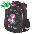 Ранец ЮНЛАНДИЯ EXTRA, с дополнительным объемом, "Rainbow unicorn", СВЕТЯЩИЙСЯ РИСУНОК, 38x29x18 см, 229932 229932