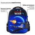 Ранец ЮНЛАНДИЯ LIGHT, 2 отделения, "Space war", 38х29х16 см, 270607 270607