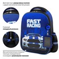 Ранец ЮНЛАНДИЯ LIGHT, 2 отделения, "Speedy car", 38х29х16 см, 270608 270608