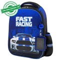 Ранец ЮНЛАНДИЯ LIGHT, 2 отделения, "Speedy car", 38х29х16 см, 270608 270608