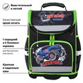 Ранец ЮНЛАНДИЯ WISE, 1 отделение, 3 кармана, устойчивое дно, "Crusher", 37x29х15 см, 271399 271399