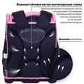 Ранец ЮНЛАНДИЯ WISE, 1 отделение, 3 кармана, устойчивое дно, "Donut worry", 37x29х15 см, 272073 272073