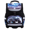 Ранец ЮНЛАНДИЯ WISE, 1 отделение, 3 кармана, устойчивое дно, Space driver, 37х29х15 см, 273163 273163