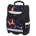 Ранец ЮНЛАНДИЯ WISE, 1 отделение, 3 кармана, устойчивое дно, Volcano split, 37х29х15 см, 273162 273162