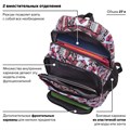 Рюкзак BRAUBERG CANVAS универсальный, 2 отделения, "Фигуры", канвас, 47х32х14 см, 226353 226353