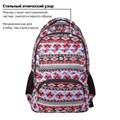 Рюкзак BRAUBERG CANVAS универсальный, 2 отделения, "Фигуры", канвас, 47х32х14 см, 226353 226353
