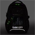 Рюкзак BRAUBERG CONTENT универсальный, 3 отделения, светоотражающий принт, "Dark city", 47х33х18 см, 270763 270763
