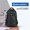Рюкзак BRAUBERG DELTA универсальный, 3 отделения, "Element", черный, 47х31х16 см, 225289 225289