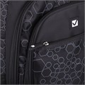 Рюкзак BRAUBERG DELTA универсальный, 3 отделения, "Element", черный, 47х31х16 см, 225289 225289