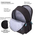 Рюкзак BRAUBERG FASHION CITY универсальный, 2 отделения, "Skateboard", черный, 46х31х15 см, 229969 229969