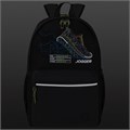 Рюкзак BRAUBERG FASHION CITY универсальный, 2 отделения, "Virtual sneaker", черный, 46х31х15 см, 271671 271671