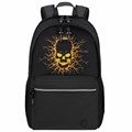 Рюкзак BRAUBERG FASHION CITY универсальный, 2 отделения, Skull, черный, 46х31х15 см, 272572 272572