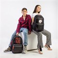 Рюкзак BRAUBERG FASHION CITY универсальный, карман-антивор, "Romantic Anime", черный, 44х31х16 см, 270808 270808