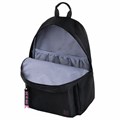 Рюкзак BRAUBERG FASHION CITY универсальный, карман-антивор, Hug me, черный, 44х31х16 см, 272570 272570
