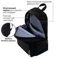 Рюкзак BRAUBERG FASHION CITY, универсальный, "Anime Cats", черный, 44х31х16 см, 229965 229965