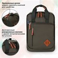 Рюкзак BRAUBERG FRIENDLY универсальный с длинными ручками, хаки, 37х26х13 см, 270091 270091