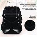 Рюкзак BRAUBERG FRIENDLY универсальный с длинными ручками, черный, 37х26х13 см, 270089 270089