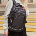 Рюкзак BRAUBERG HIGH SCHOOL универсальный, 3 отделения, "Карбон", черный, 46х31х18 см, 270758 270758