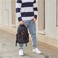 Рюкзак BRAUBERG HIGH SCHOOL универсальный, 3 отделения, "Легенда", черный/красный, 46х31х18 см, 271651 271651