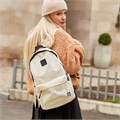 Рюкзак BRAUBERG POSITIVE универсальный, карман-антивор, "Beige", 42х28х14 см, 270776 270776