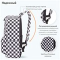 Рюкзак BRAUBERG POSITIVE универсальный, карман-антивор, "Black and White", 42х28х14 см, 270777 270777