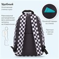 Рюкзак BRAUBERG POSITIVE универсальный, карман-антивор, "Black and White", 42х28х14 см, 270777 270777