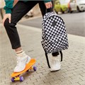 Рюкзак BRAUBERG POSITIVE универсальный, карман-антивор, "Black and White", 42х28х14 см, 270777 270777