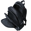 Рюкзак BRAUBERG TITANIUM универсальный, 3 отделения, черный, красные вставки, 45х28х18 см, 226376 226376