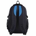 Рюкзак BRAUBERG TITANIUM универсальный, 3 отделения, черный, синие вставки, 45х28х18 см, 224734 224734