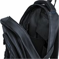 Рюкзак BRAUBERG TITANIUM универсальный, 3 отделения, черный, синие вставки, 45х28х18 см, 224734 224734
